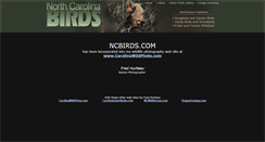 Desktop Screenshot of ncbirds.com